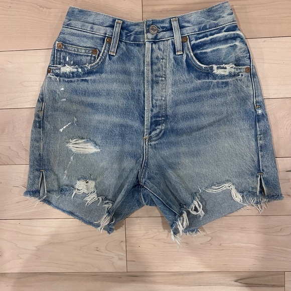 Agolde Dee Shorts - Picture 2 of 4